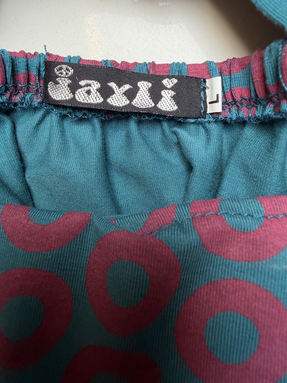Jayli Phish Stonewashed Razor Cut Mini Donut Dress Embroidered Logo - Large NWOT - Picture 9 of 12